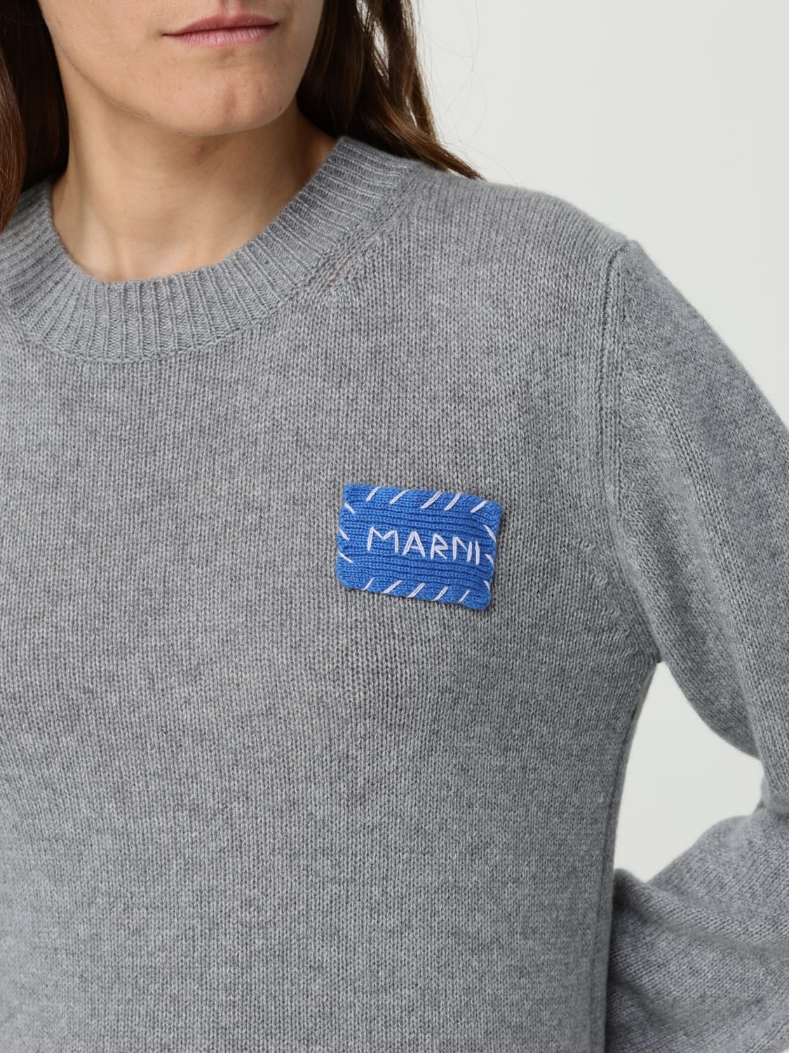 MARNI PULL: Pull femme Marni, Argent - Img 5