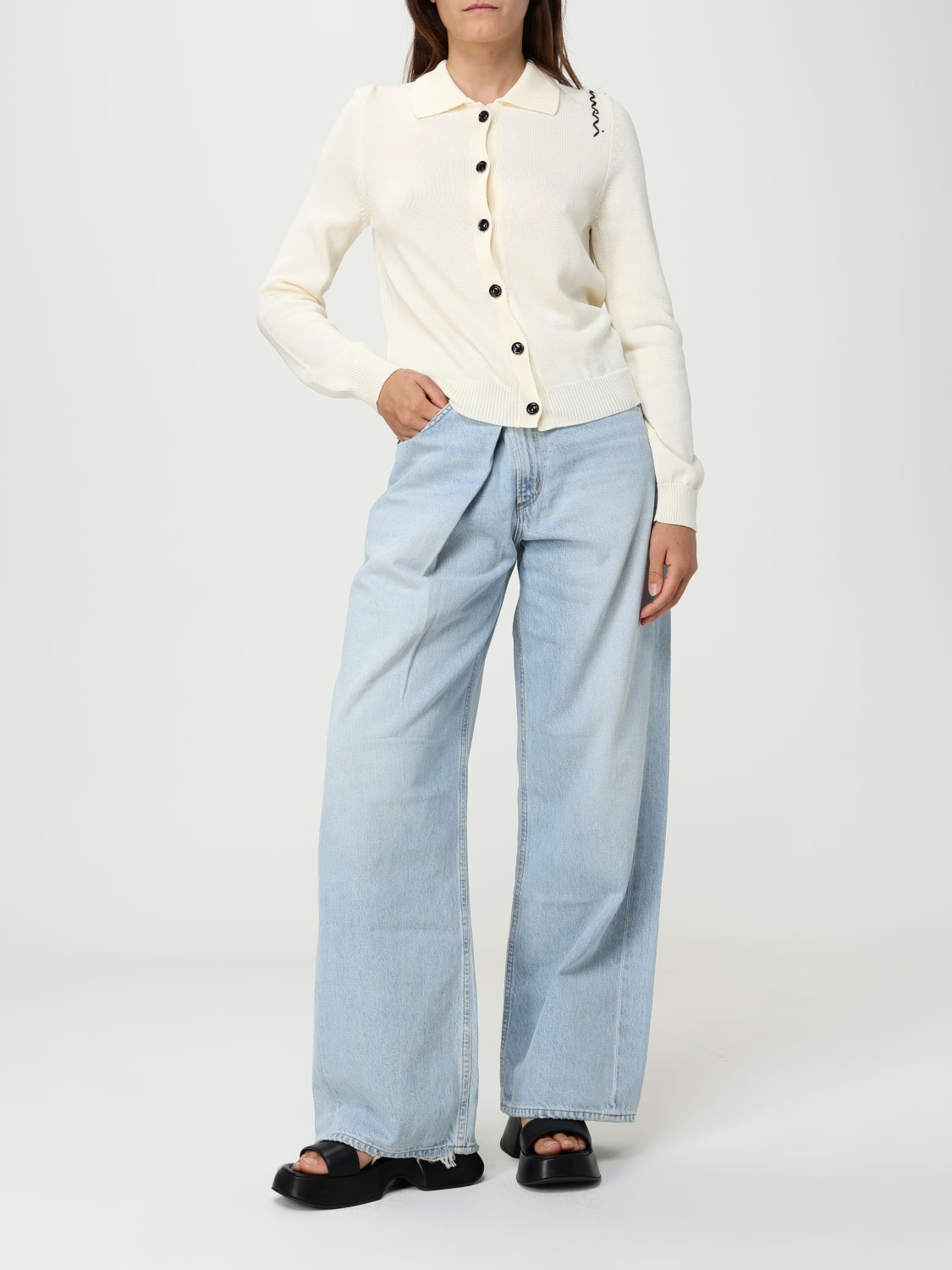 MARNI SWEATER: Cardigan woman Marni, White - Img 2