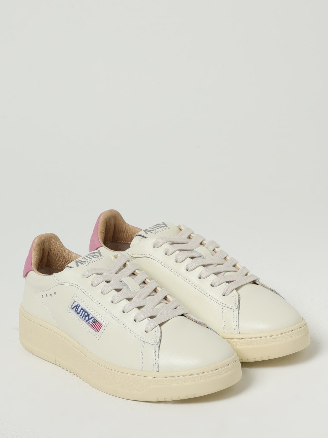 AUTRY SNEAKERS: Sneakers Dallas Autry in pelle , Bianco 1 - Img 2