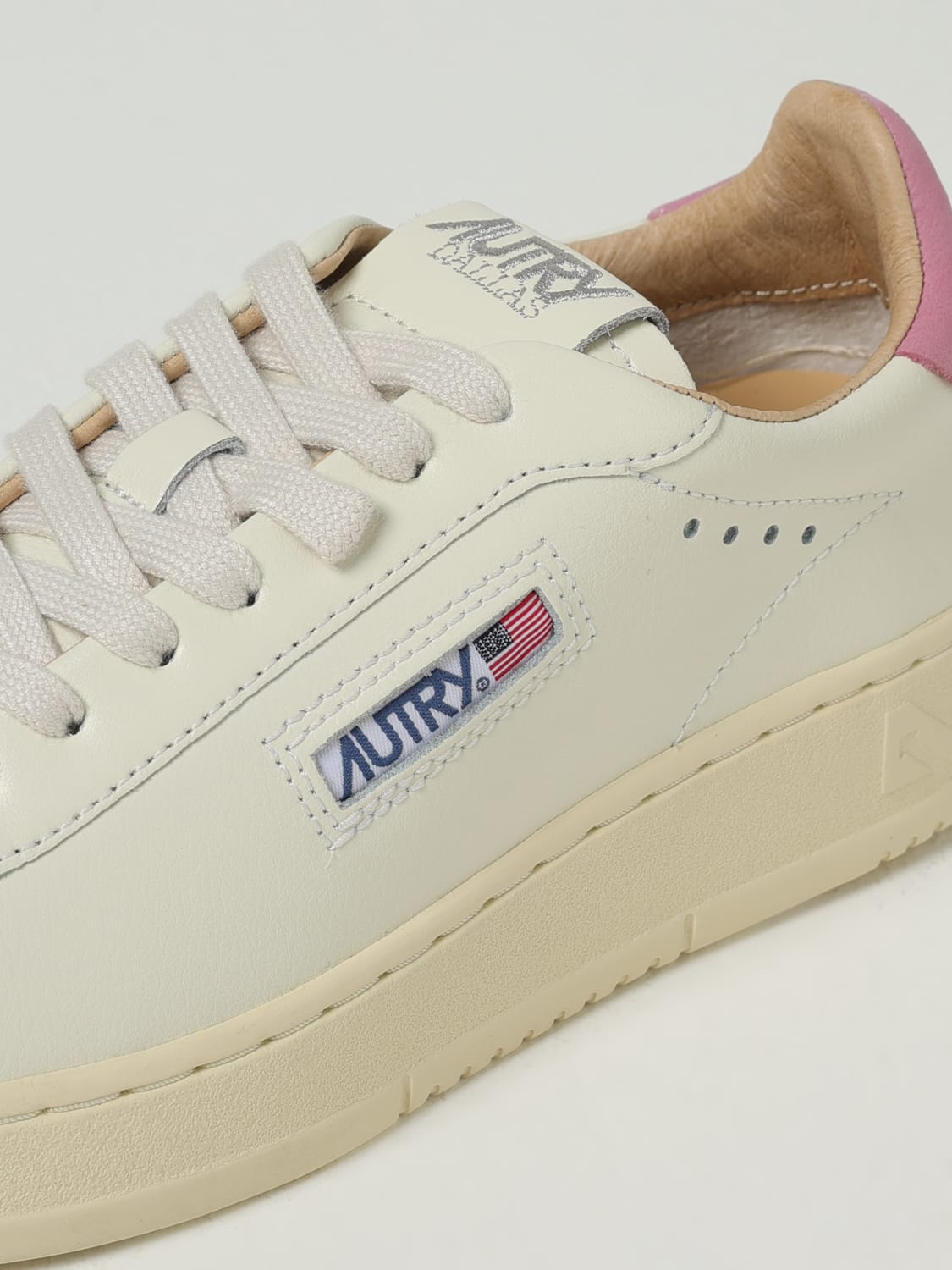 AUTRY SNEAKERS: Sneakers Dallas Autry in pelle , Bianco 1 - Img 4