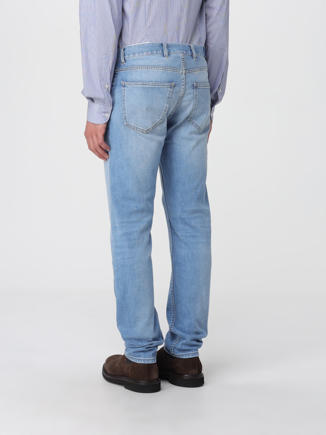 ELEVENTY JEANS: Pants men Eleventy, Ivory - Img 2