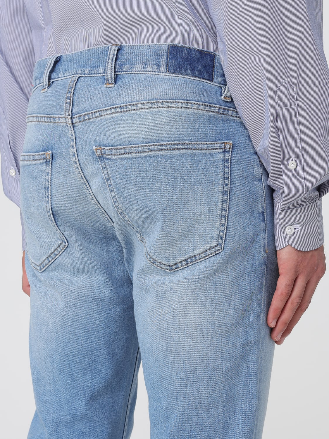 ELEVENTY JEANS: Pants men Eleventy, Ivory - Img 3