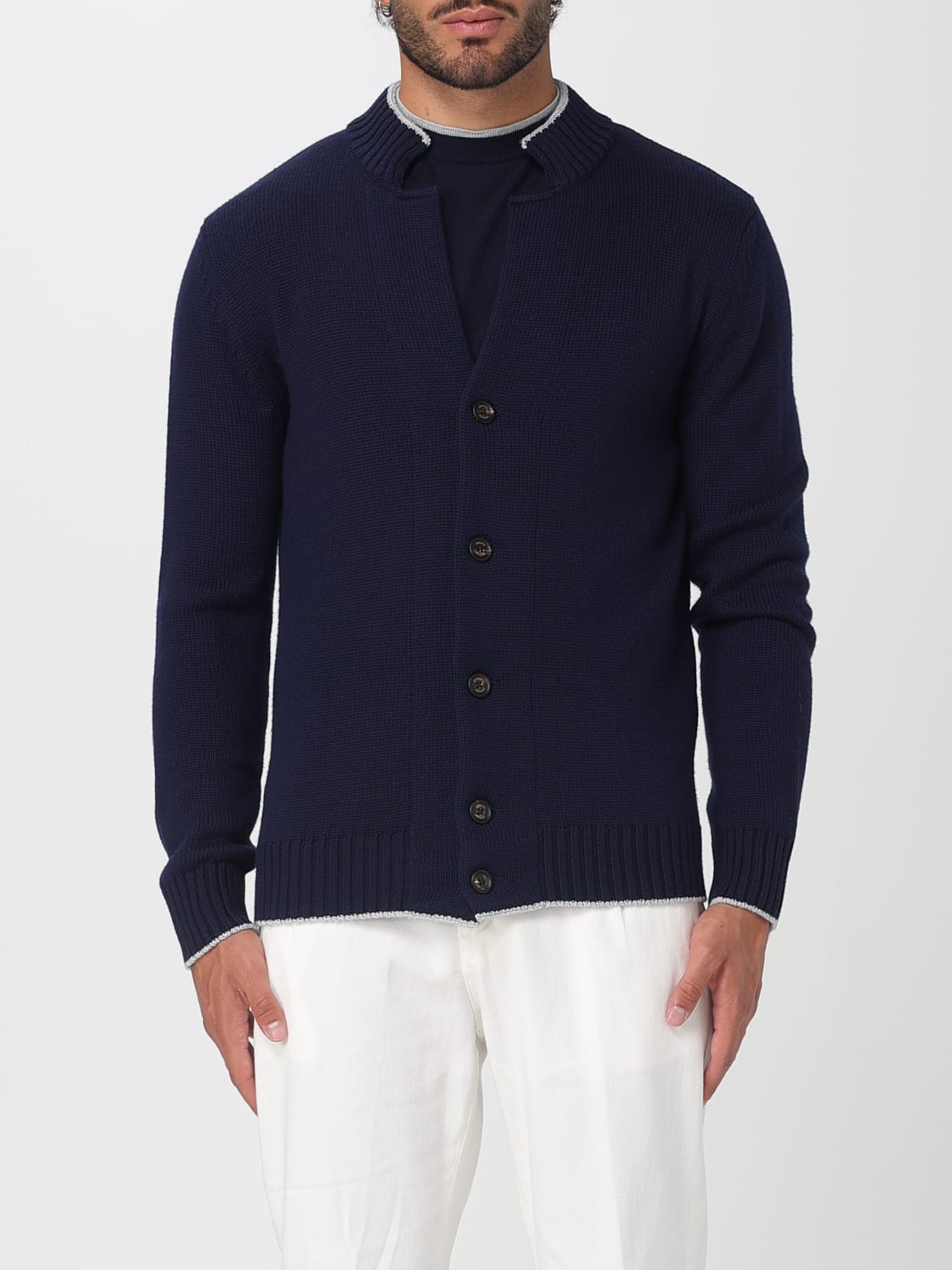 ELEVENTY SWEATER: Sweater men Eleventy, Blue - Img 1