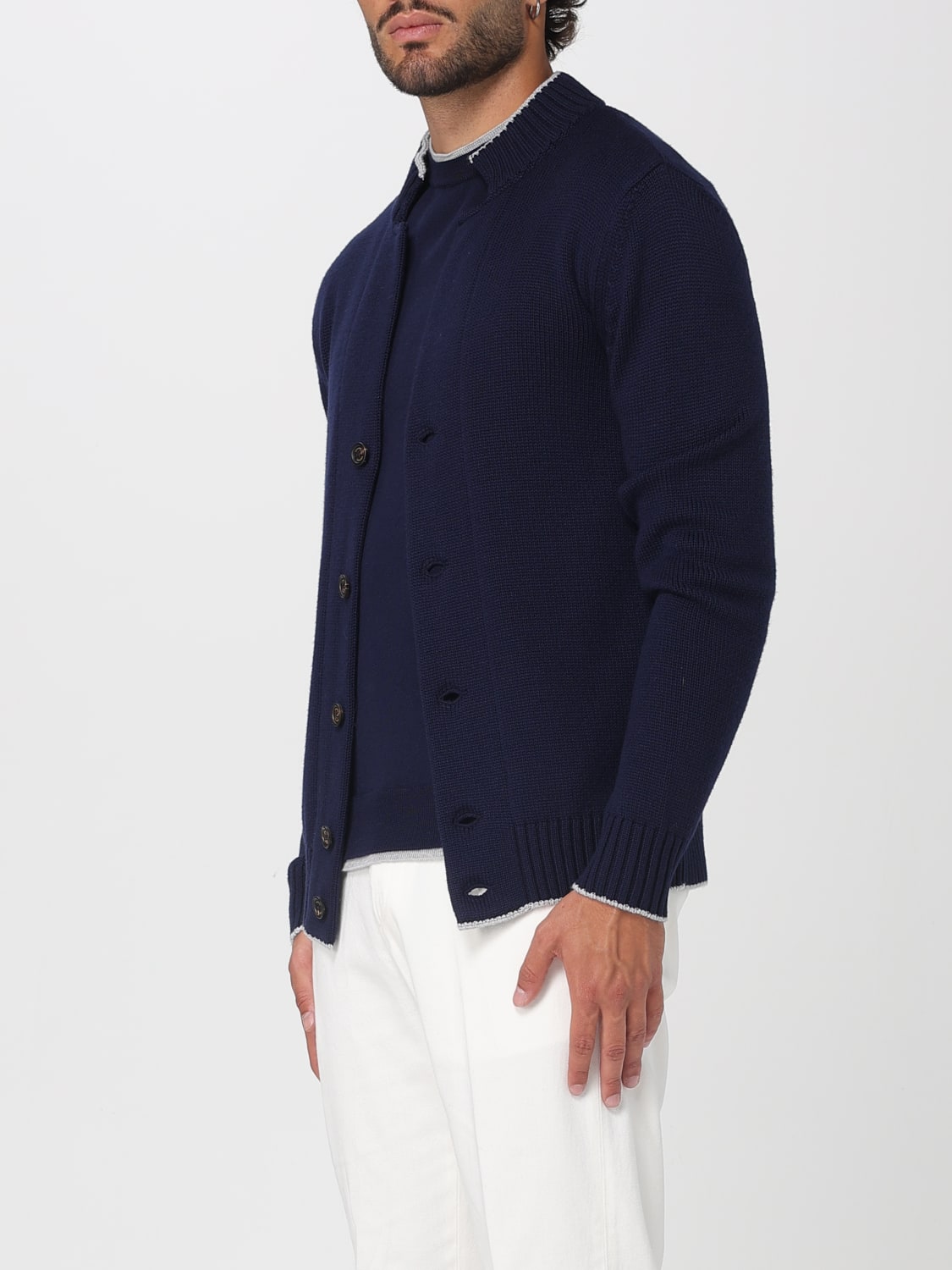 ELEVENTY SWEATER: Sweater men Eleventy, Blue - Img 3