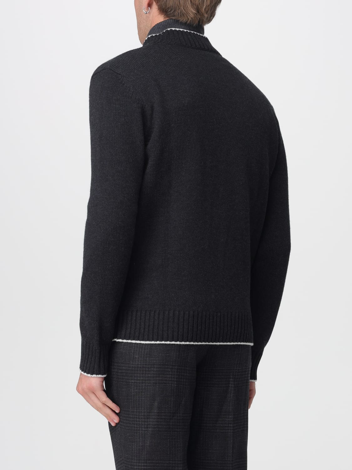 ELEVENTY PULLOVER: Pullover herren Eleventy, Grau - Img 2