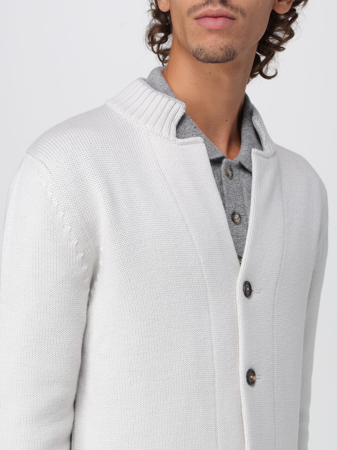 ELEVENTY PULLOVER: Pullover herren Eleventy, Beige - Img 4