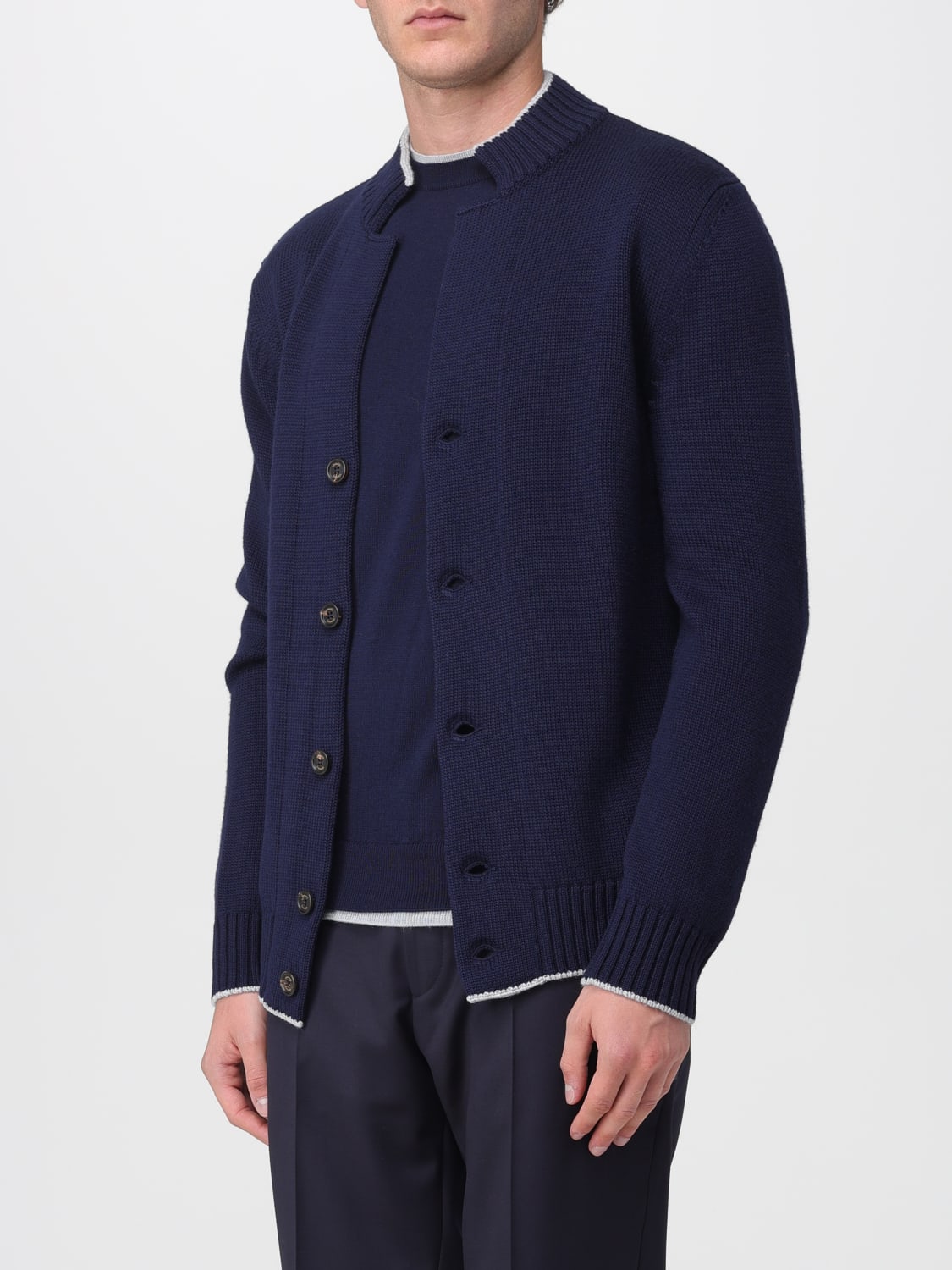 ELEVENTY SWEATER: Sweater men Eleventy, Navy - Img 3