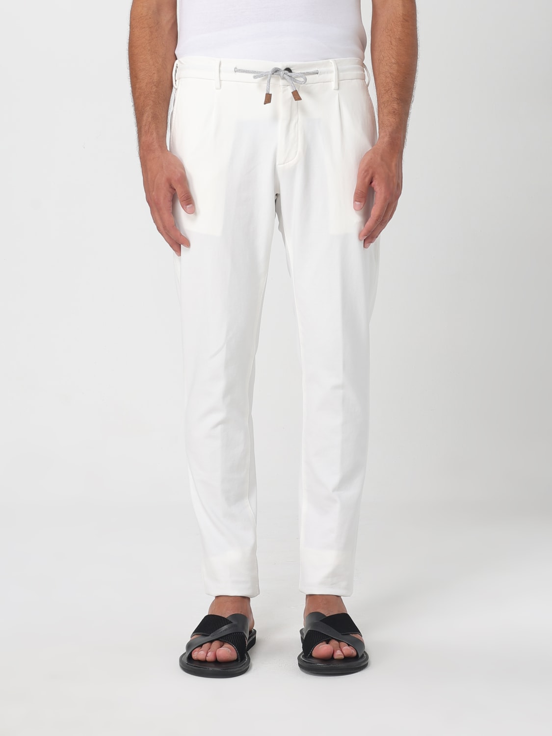 ELEVENTY PANTS: Pants men Eleventy, White - Img 1