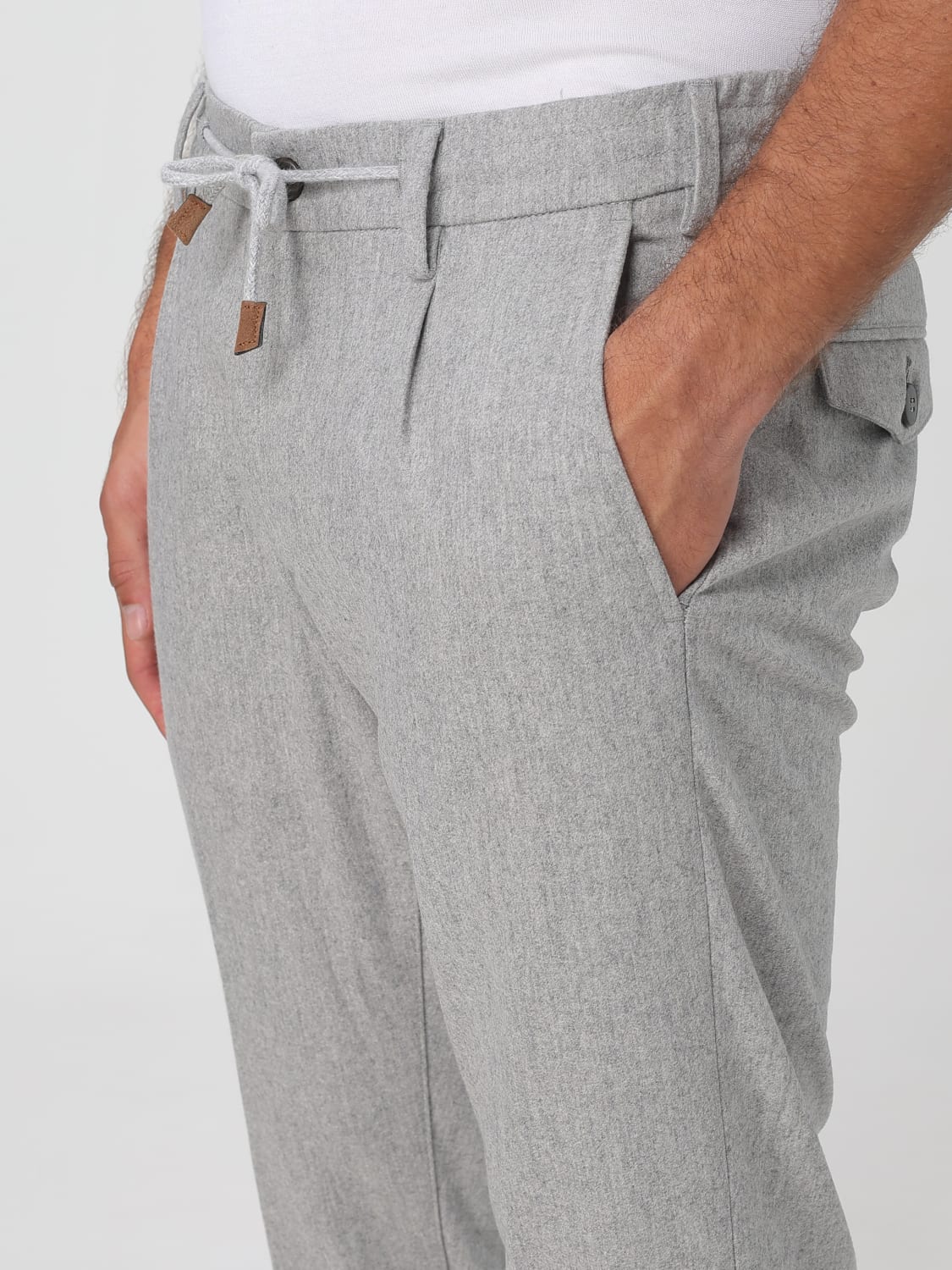 ELEVENTY PANTS: Pants men Eleventy, Grey - Img 3