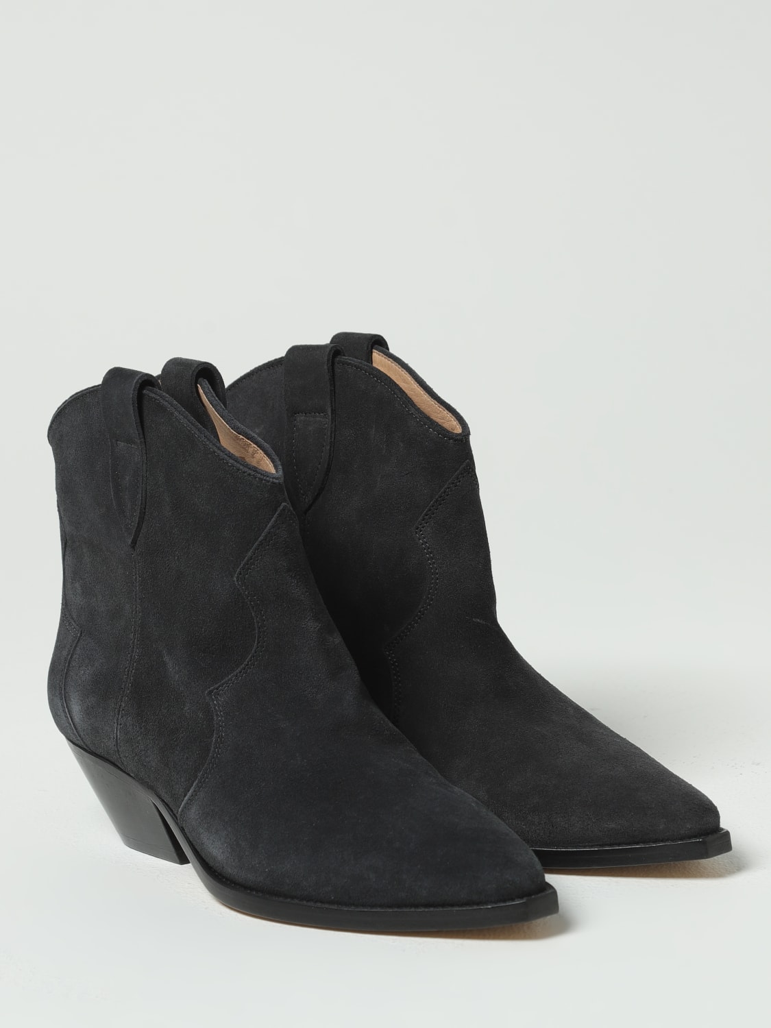ISABEL MARANT BOOTS: Flat ankle boots woman Isabel Marant, Black - Img 2