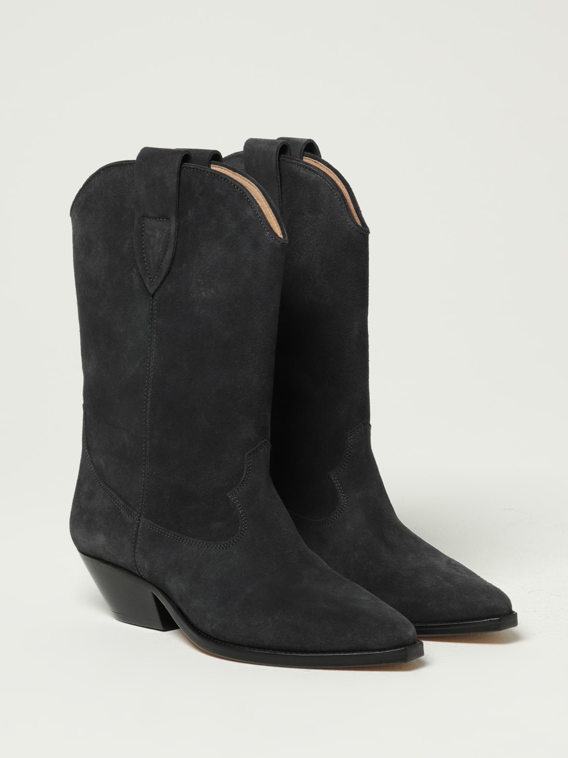 ISABEL MARANT BOTTES: Bottines plates femme Isabel Marant, Noir - Img 2