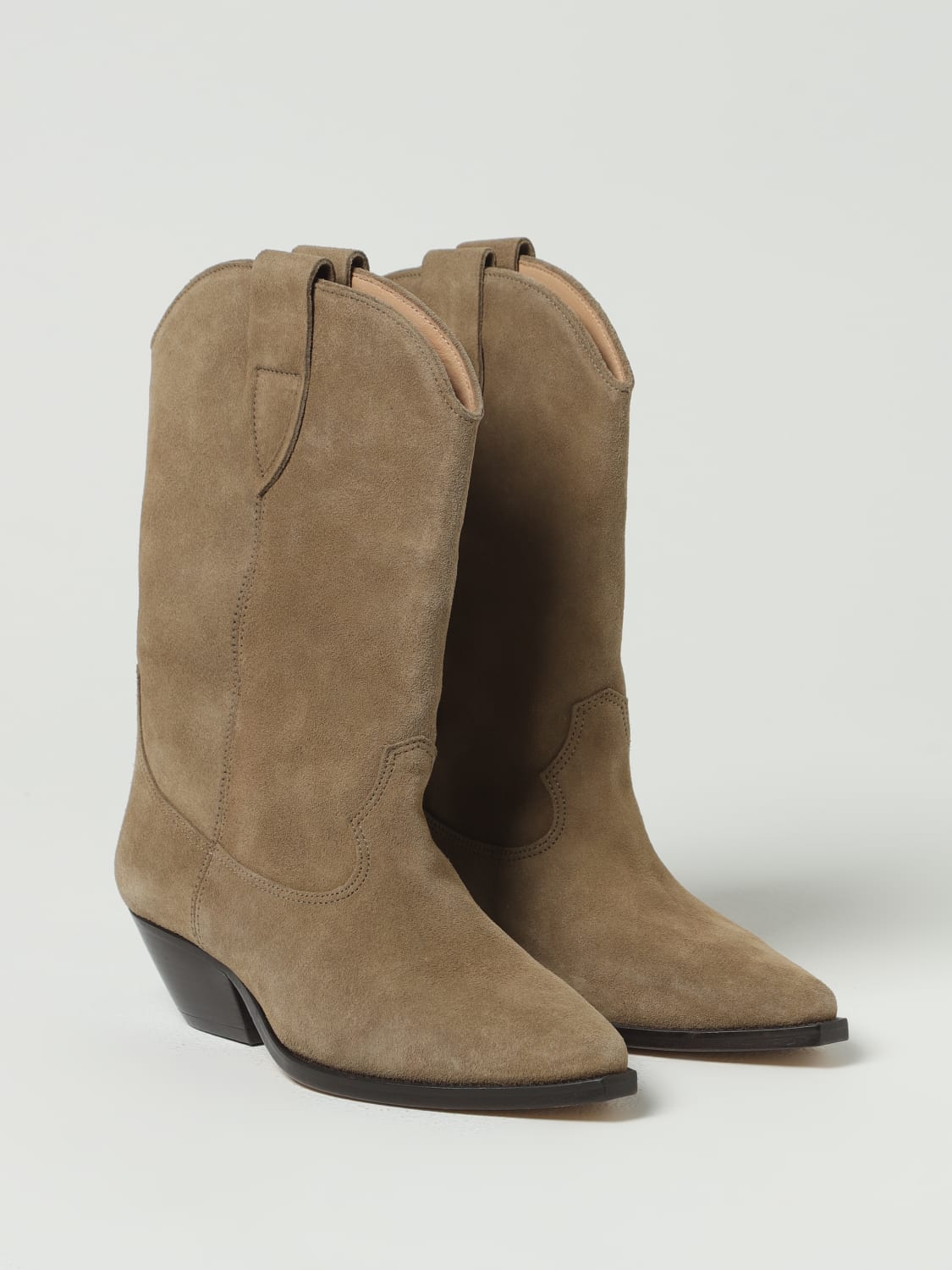 ISABEL MARANT BOOTS: Flat ankle boots woman Isabel Marant, Beige - Img 2