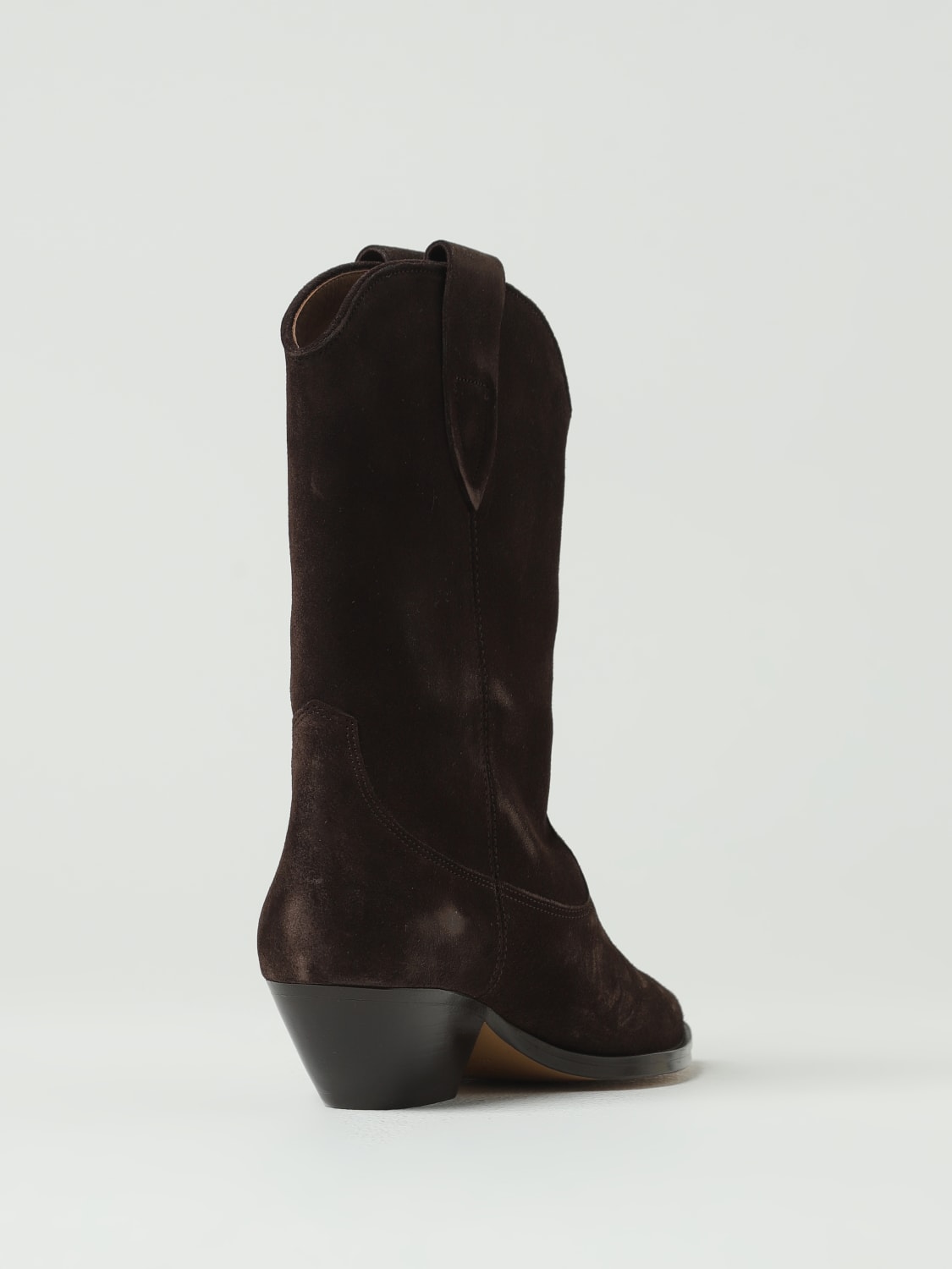 ISABEL MARANT BOOTS: Flat ankle boots woman Isabel Marant, Brown - Img 3