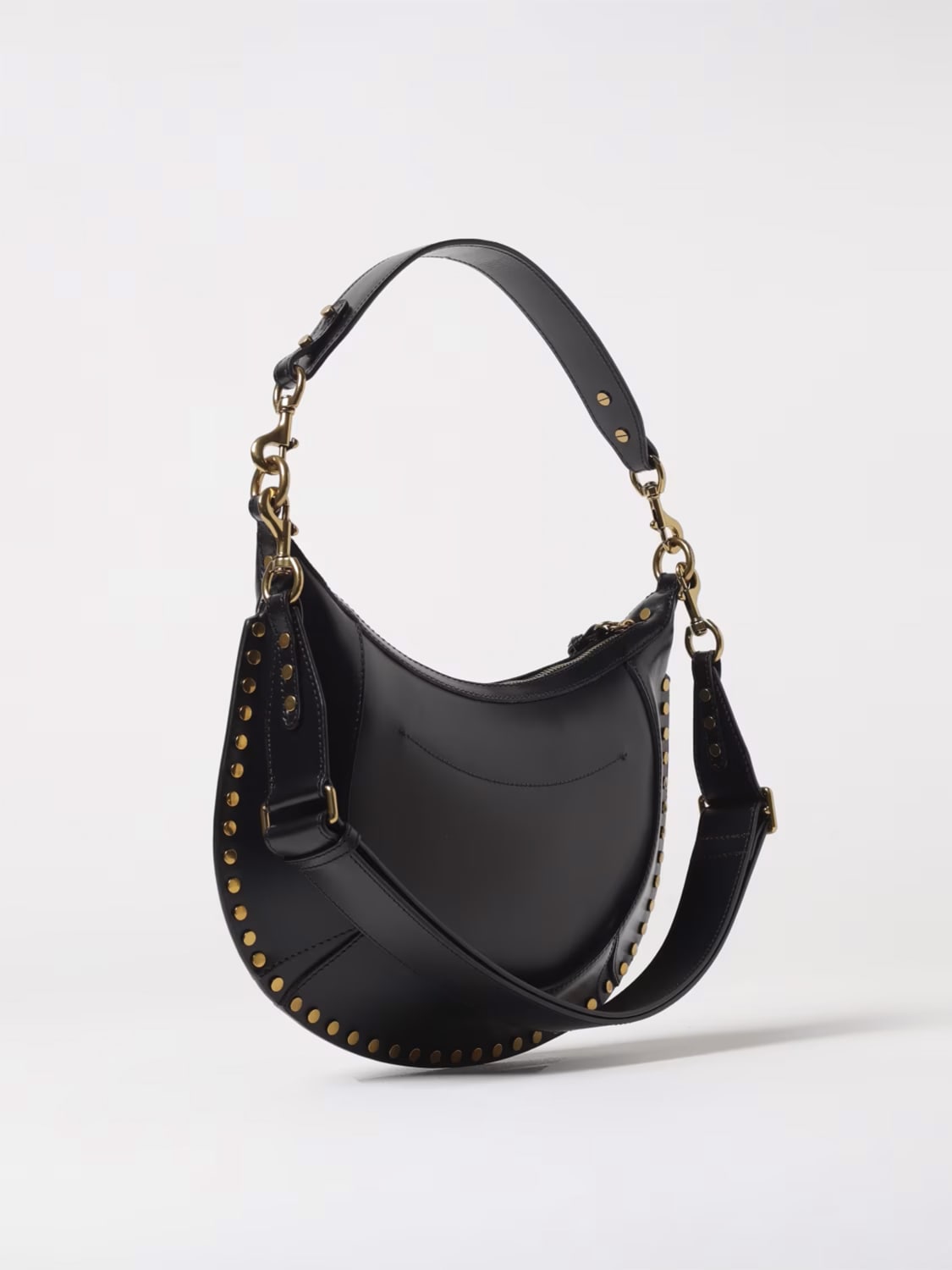 ISABEL MARANT BORSA A SPALLA: Borsa Naoko Isabel Marant in pelle , Nero - Img 2