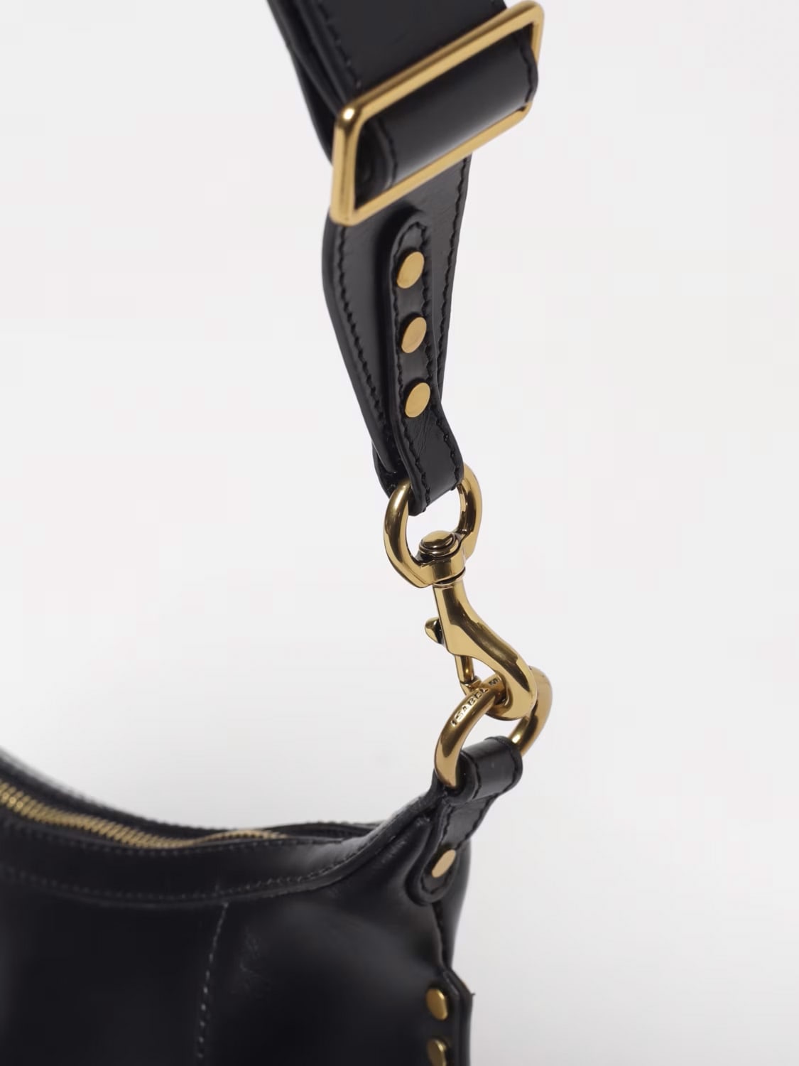 ISABEL MARANT BORSA A SPALLA: Borsa Naoko Isabel Marant in pelle , Nero - Img 3