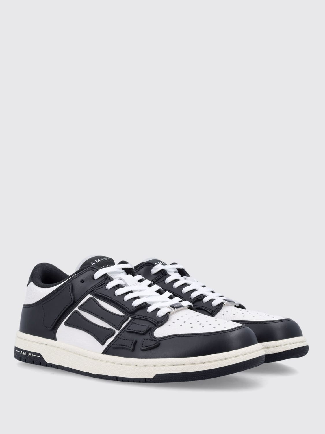 AMIRI SNEAKERS: Sneakers Skel Amiri in pelle, Nero - Img 2