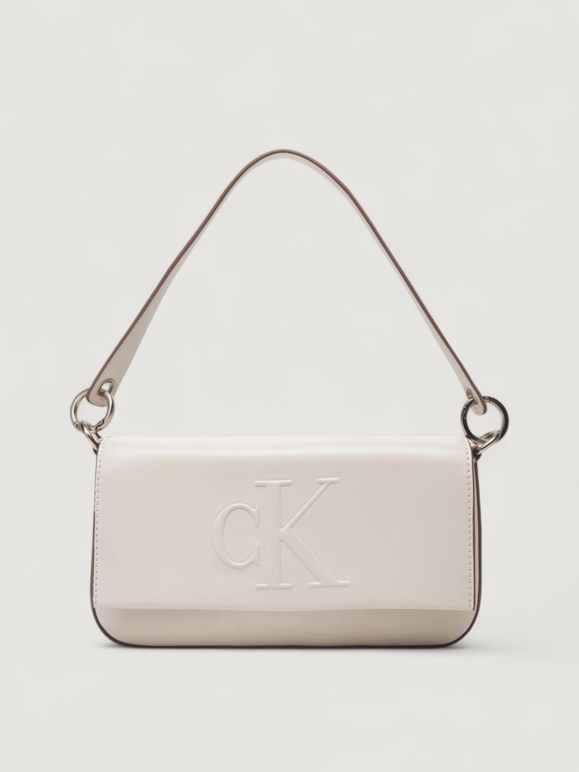 CALVIN KLEIN SHOULDER BAG: Handbag woman Calvin Klein, Milk - Img 1