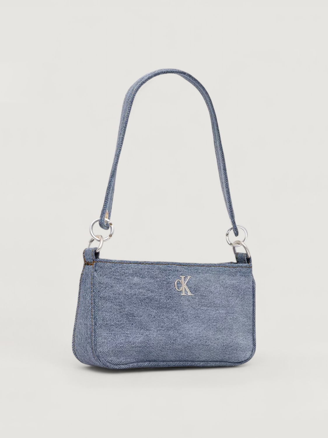 CALVIN KLEIN MINI BAG: Mini bag woman Calvin Klein, Denim - Img 3