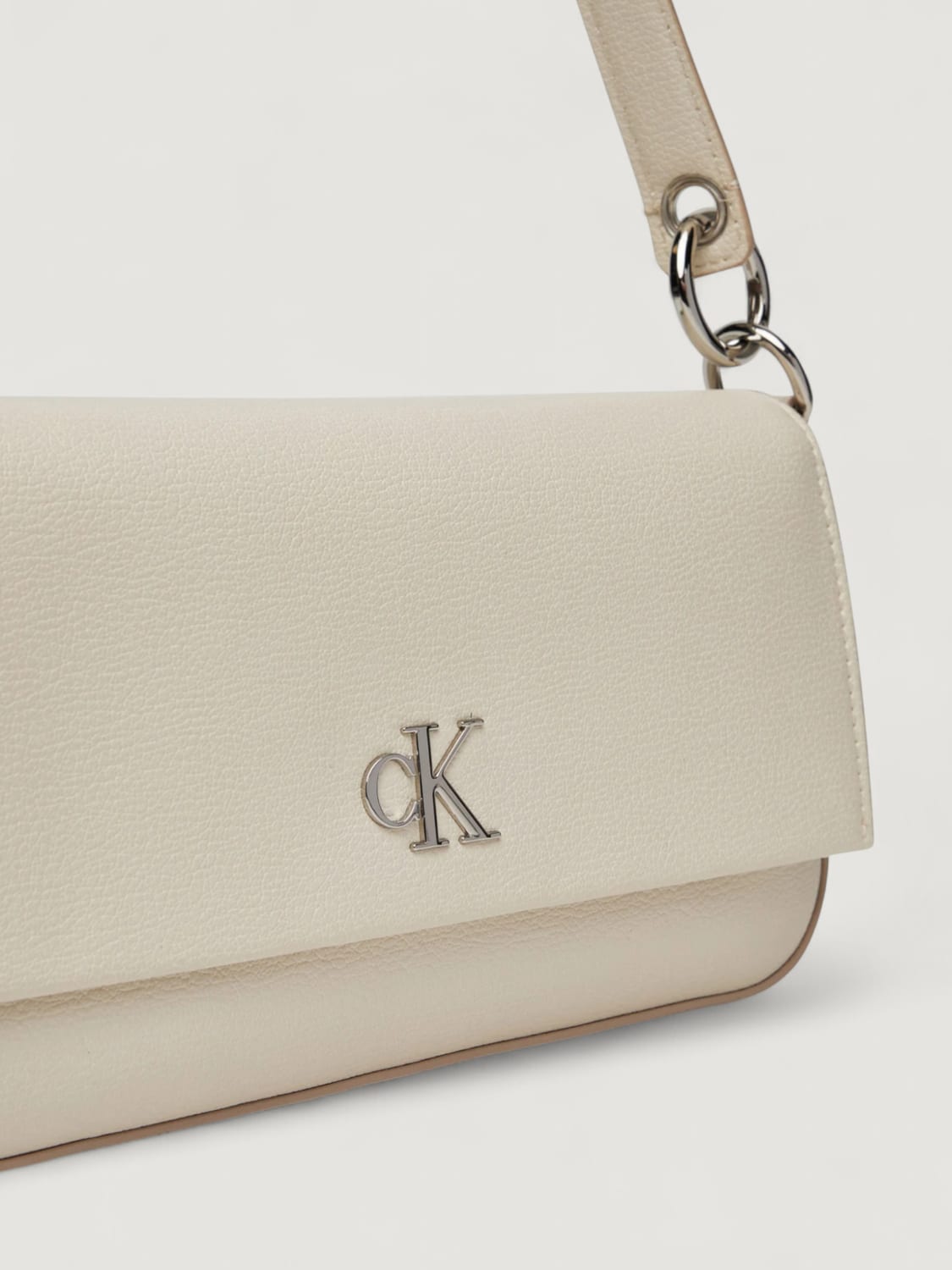 CALVIN KLEIN SHOULDER BAG: Mini bag woman Calvin Klein, Beige - Img 4