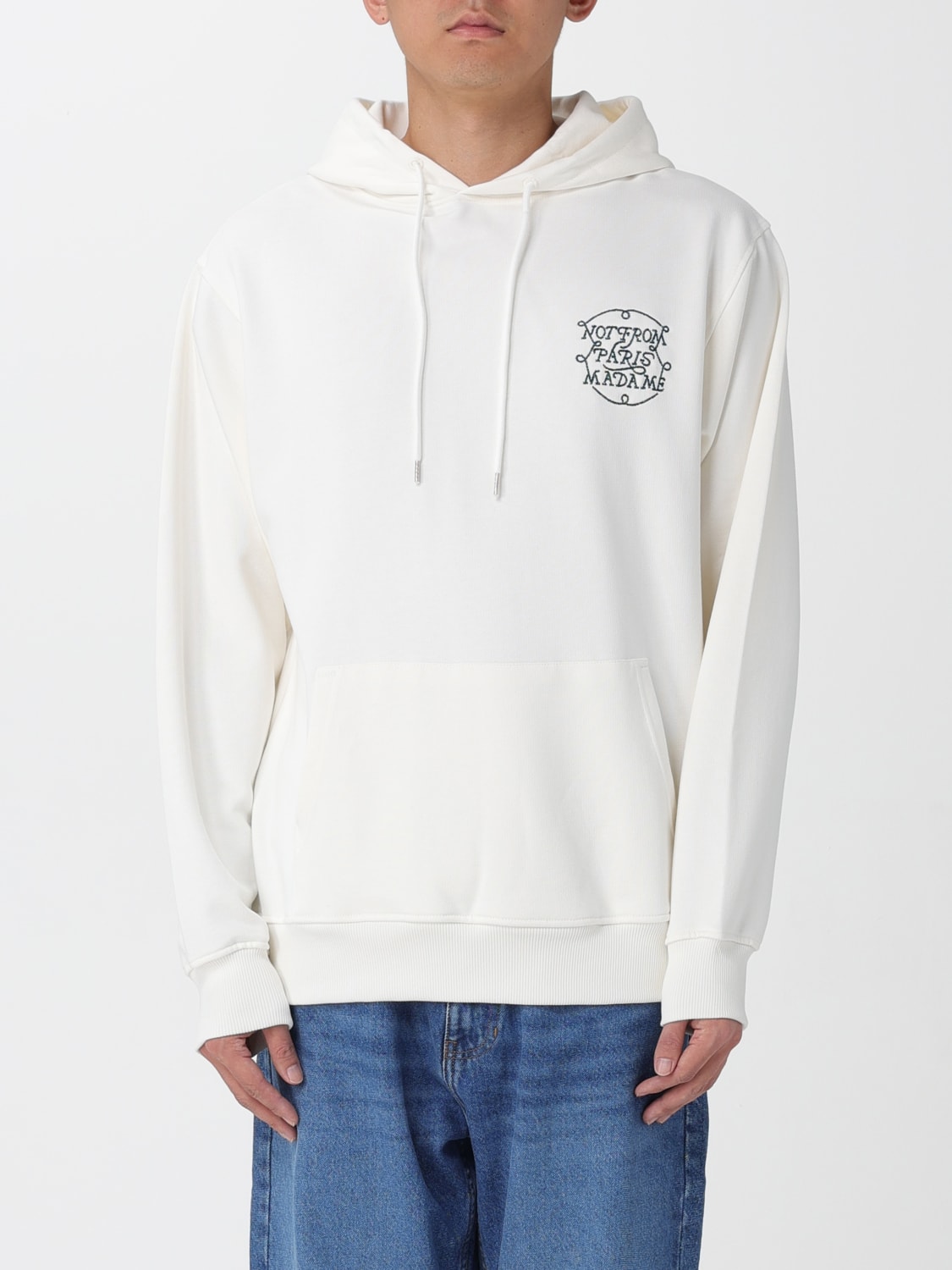 DRÔLE DE MONSIEUR SUDADERA: Sudadera hombre Drôle De Monsieur, Blanco - Img 1