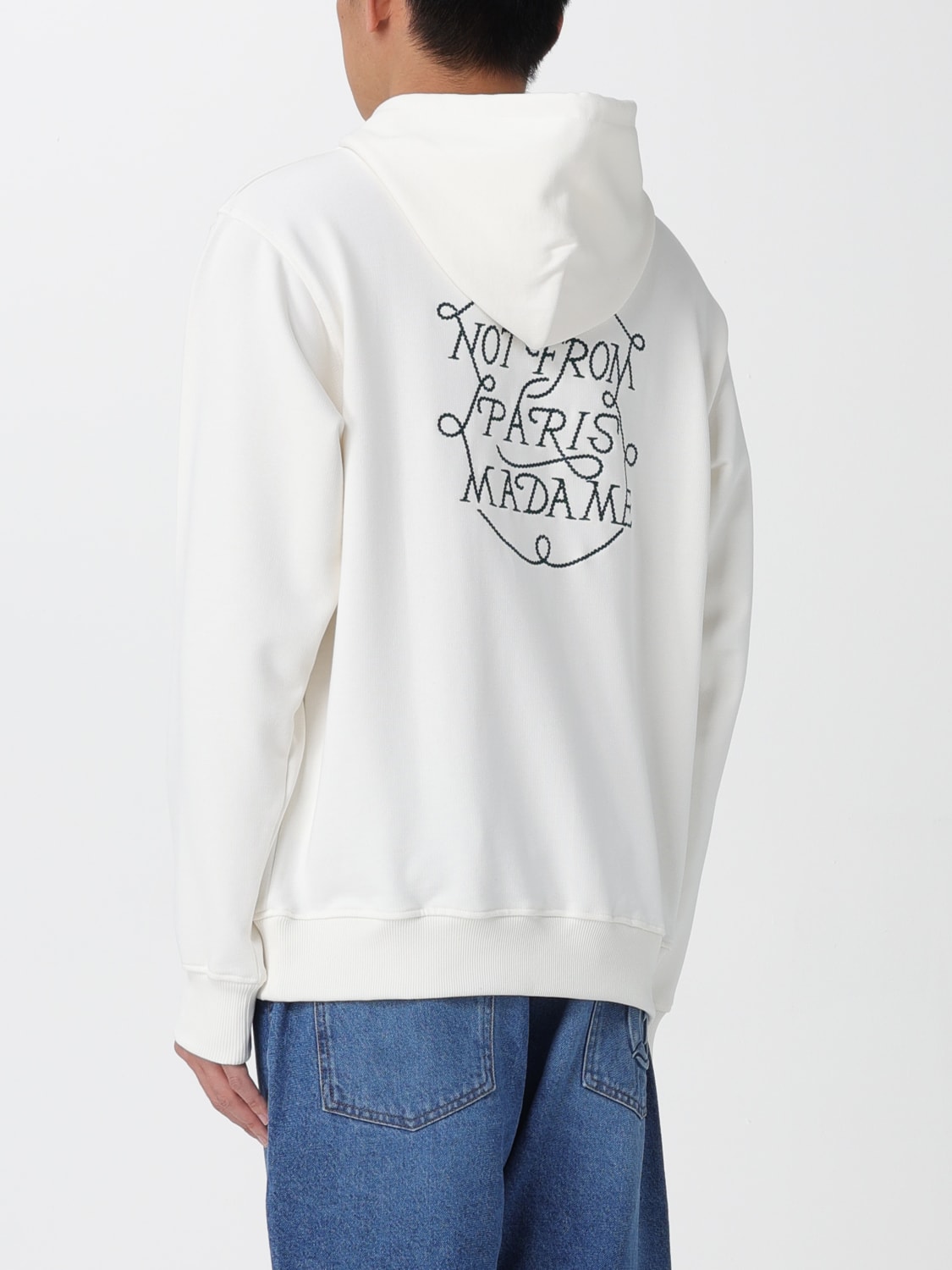 DRÔLE DE MONSIEUR SUDADERA: Sudadera hombre Drôle De Monsieur, Blanco - Img 2