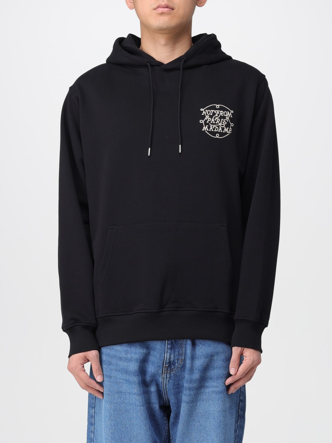 DRÔLE DE MONSIEUR SWEATSHIRT: Sweatshirt herren Drôle De Monsieur, Schwarz - Img 1