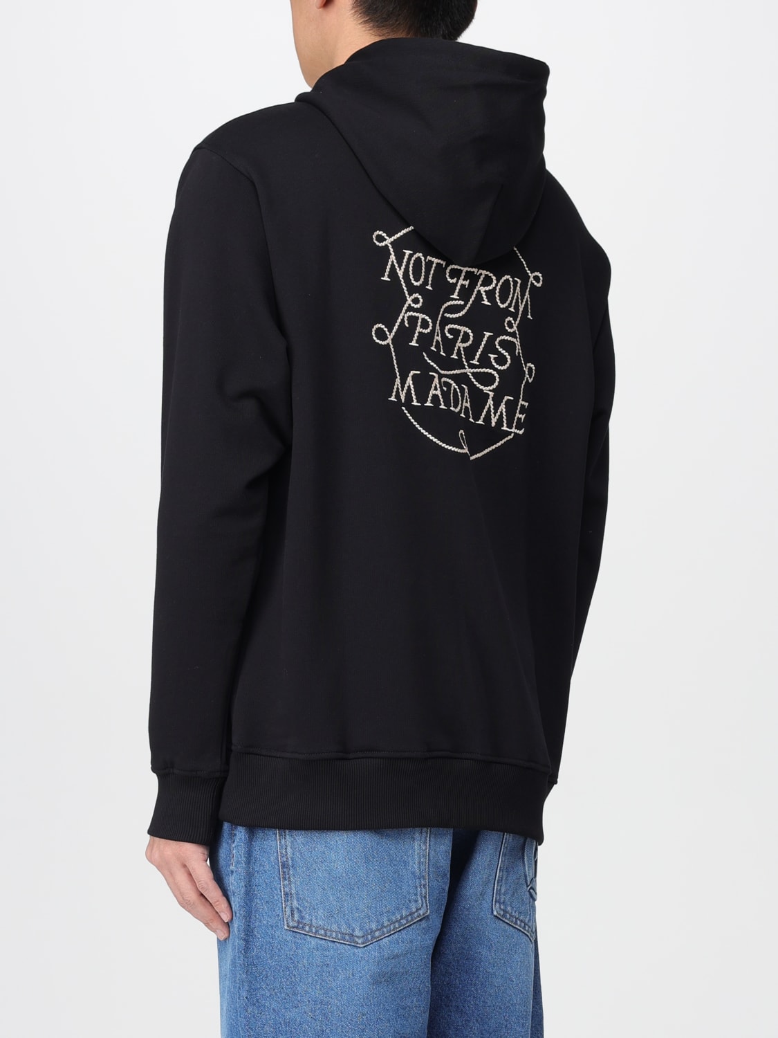 DRÔLE DE MONSIEUR SWEATSHIRT: Sweatshirt herren Drôle De Monsieur, Schwarz - Img 2