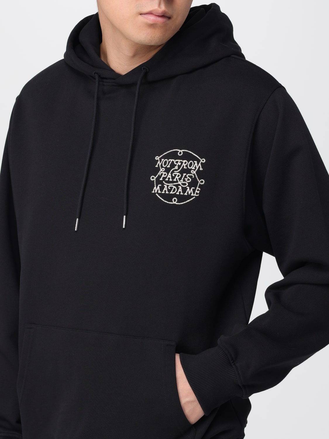 DRÔLE DE MONSIEUR SWEATSHIRT: Sweatshirt herren Drôle De Monsieur, Schwarz - Img 3