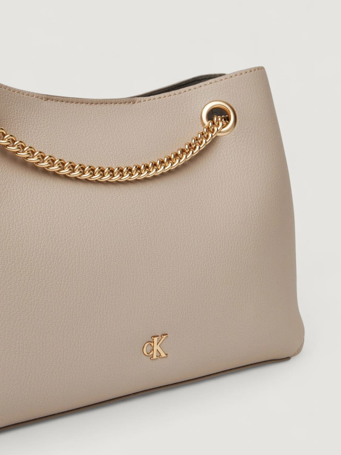 CALVIN KLEIN SHOULDER BAG: Mini bag woman Calvin Klein, Beige - Img 4