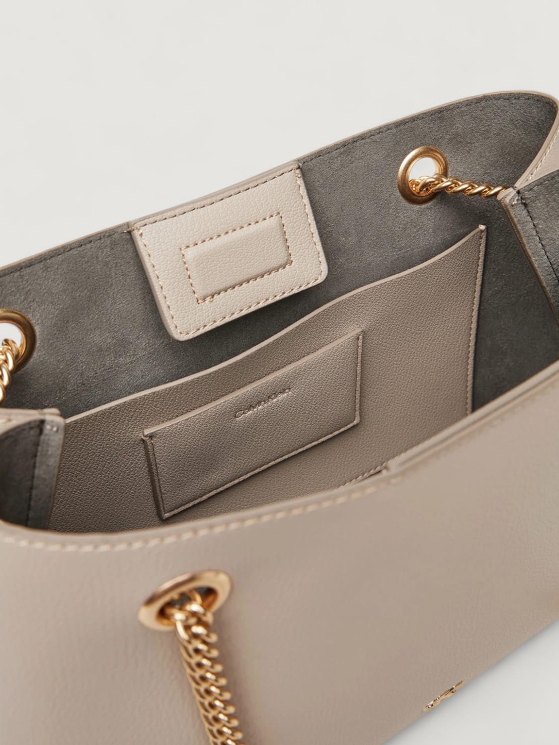 CALVIN KLEIN SHOULDER BAG: Mini bag woman Calvin Klein, Beige - Img 5