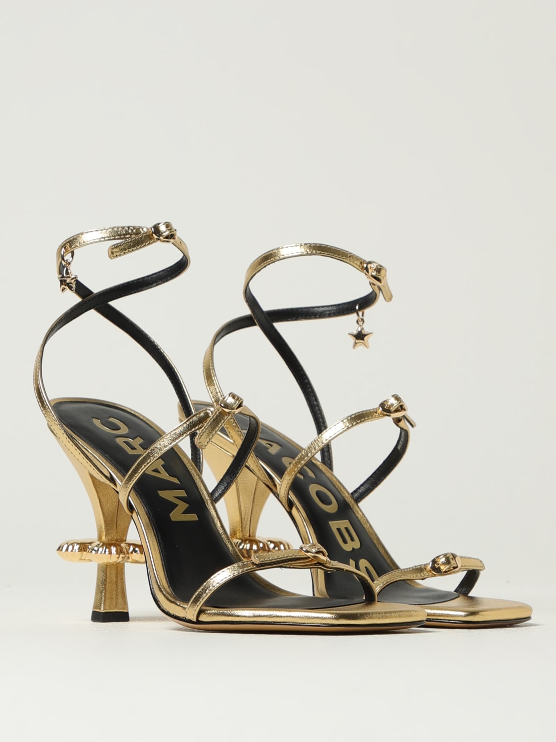 MARC JACOBS SANDALEN MIT ABSATZ: Sandalen mit absatz damen Marc Jacobs, Gold - Img 2