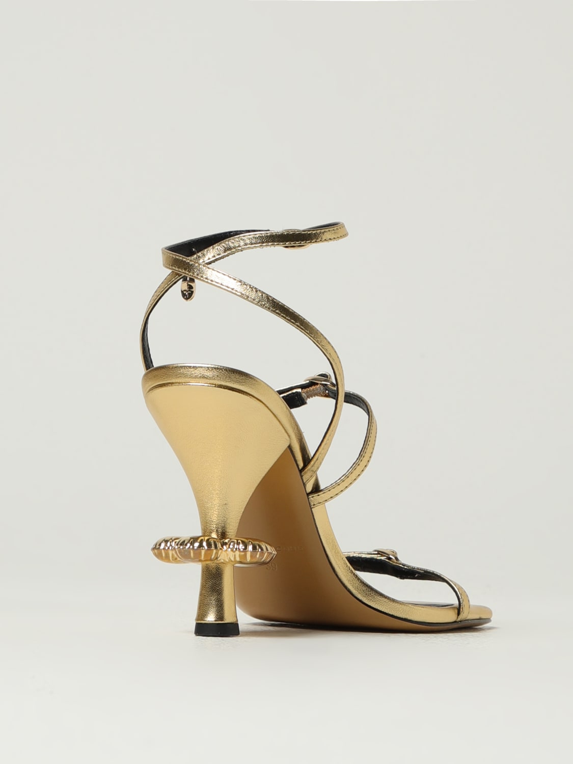 MARC JACOBS SANDALEN MIT ABSATZ: Sandalen mit absatz damen Marc Jacobs, Gold - Img 3