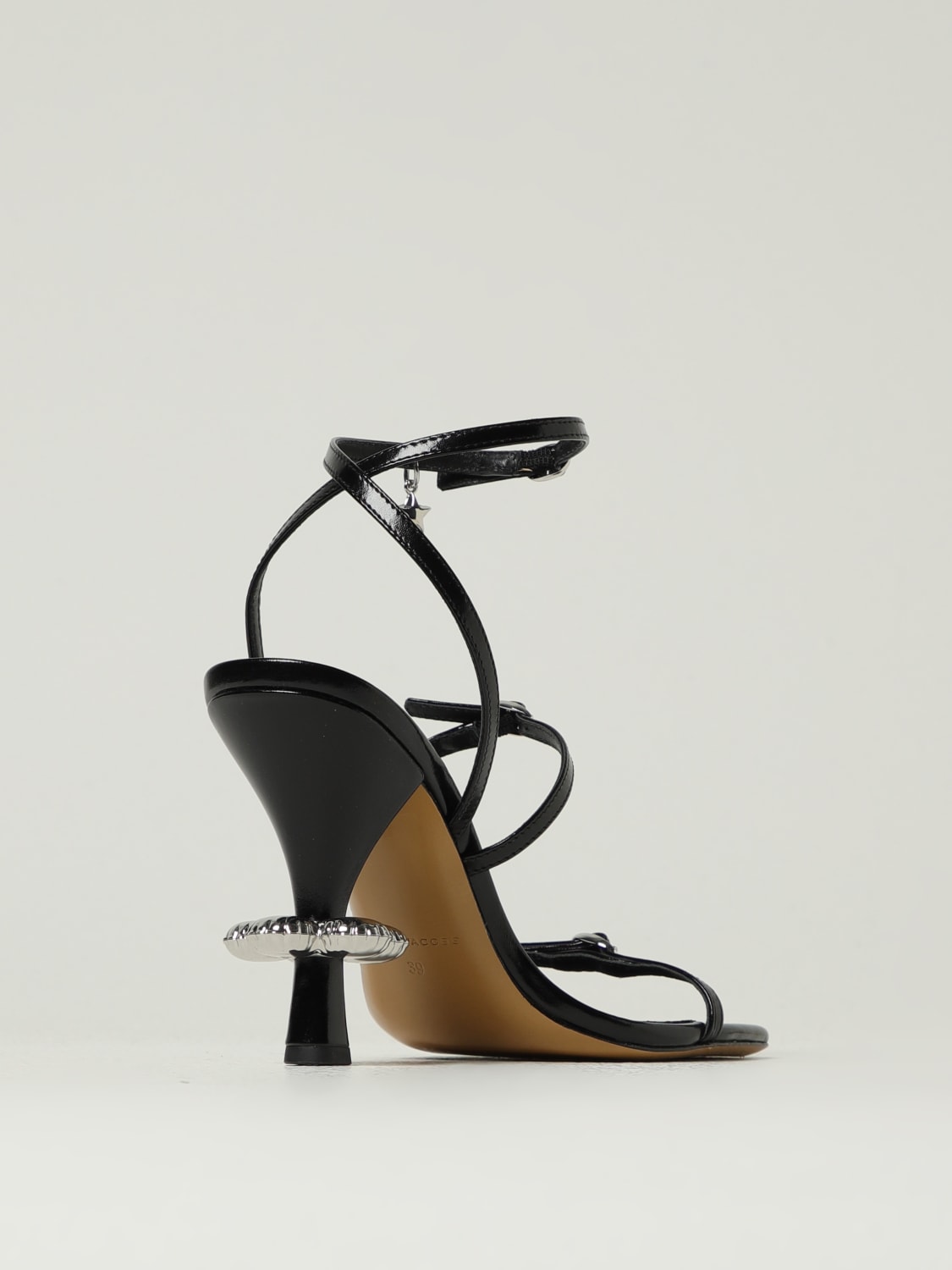 MARC JACOBS SANDALEN MIT ABSATZ: Sandalen mit absatz damen Marc Jacobs, Schwarz - Img 3