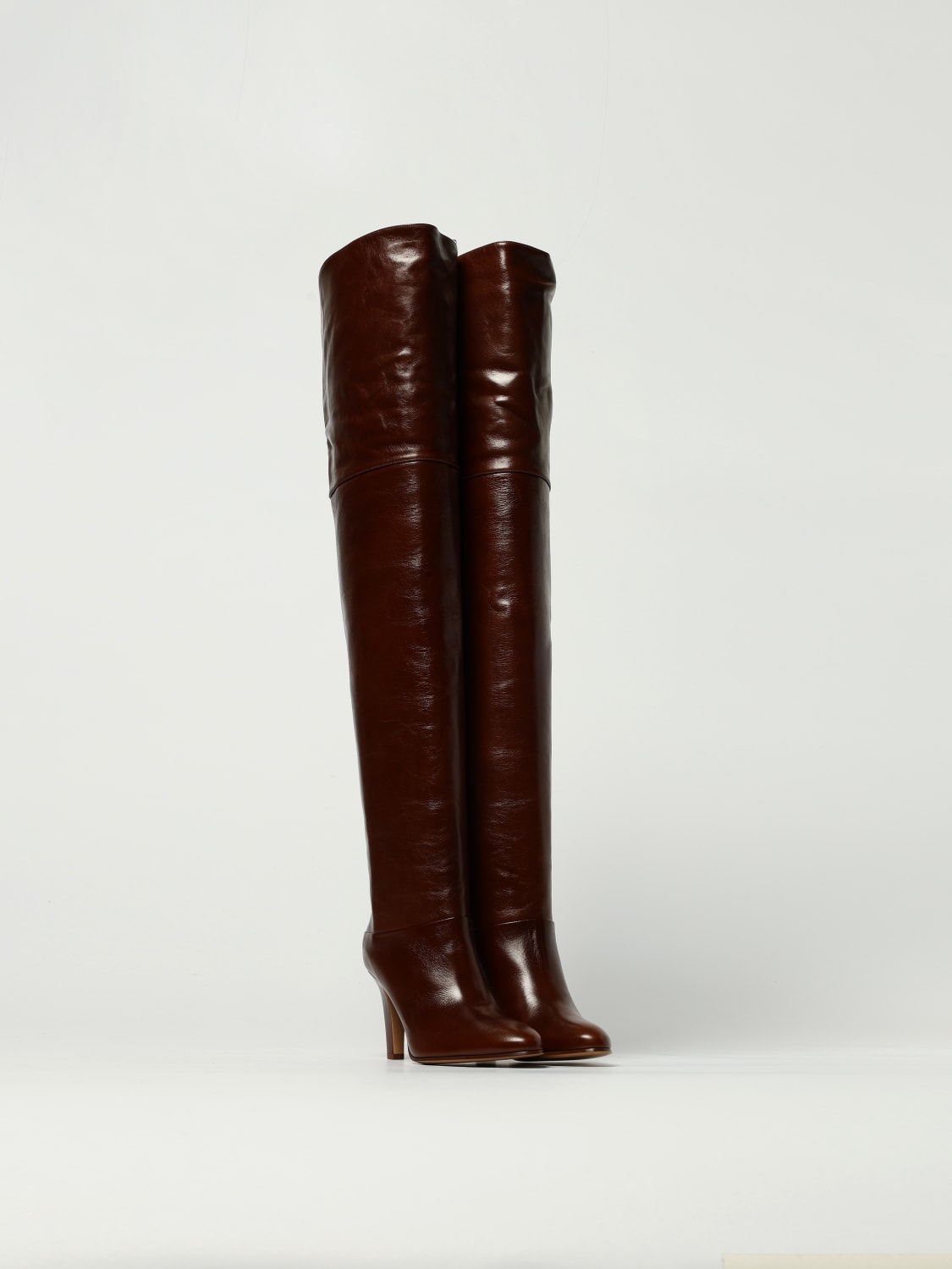 CHLOÉ BOTAS: Botines planos mujer ChloÉ, Marrón - Img 2