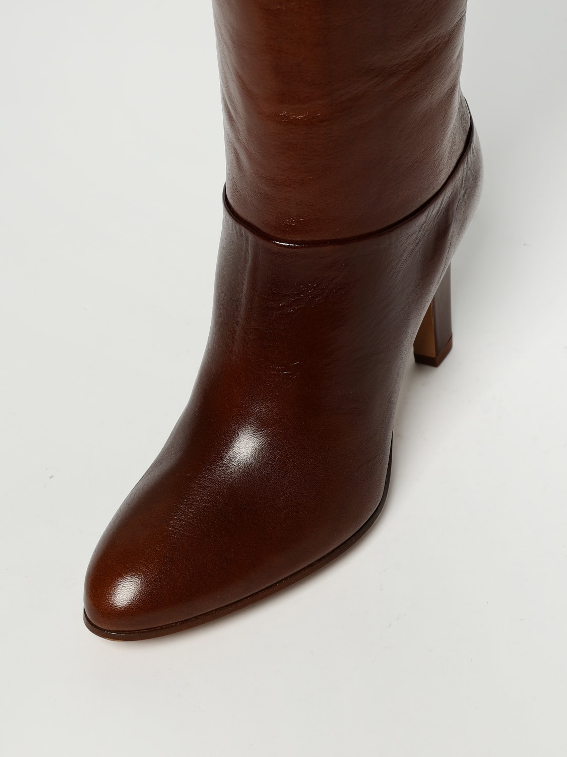 CHLOÉ BOTAS: Botines planos mujer ChloÉ, Marrón - Img 4