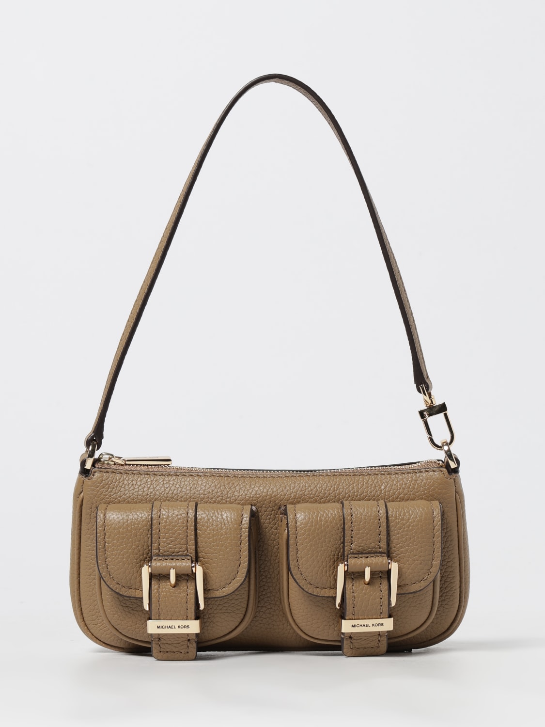 MICHAEL KORS MINI BOLSO: Clutch mujer Michael Kors, Camello - Img 1