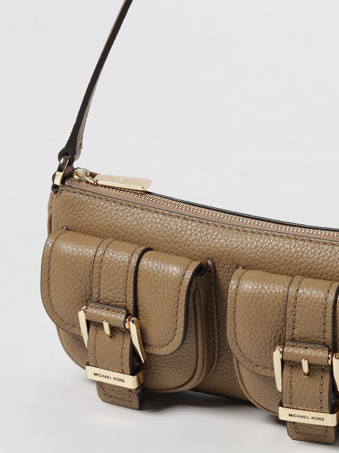 MICHAEL KORS MINI BOLSO: Clutch mujer Michael Kors, Camello - Img 3