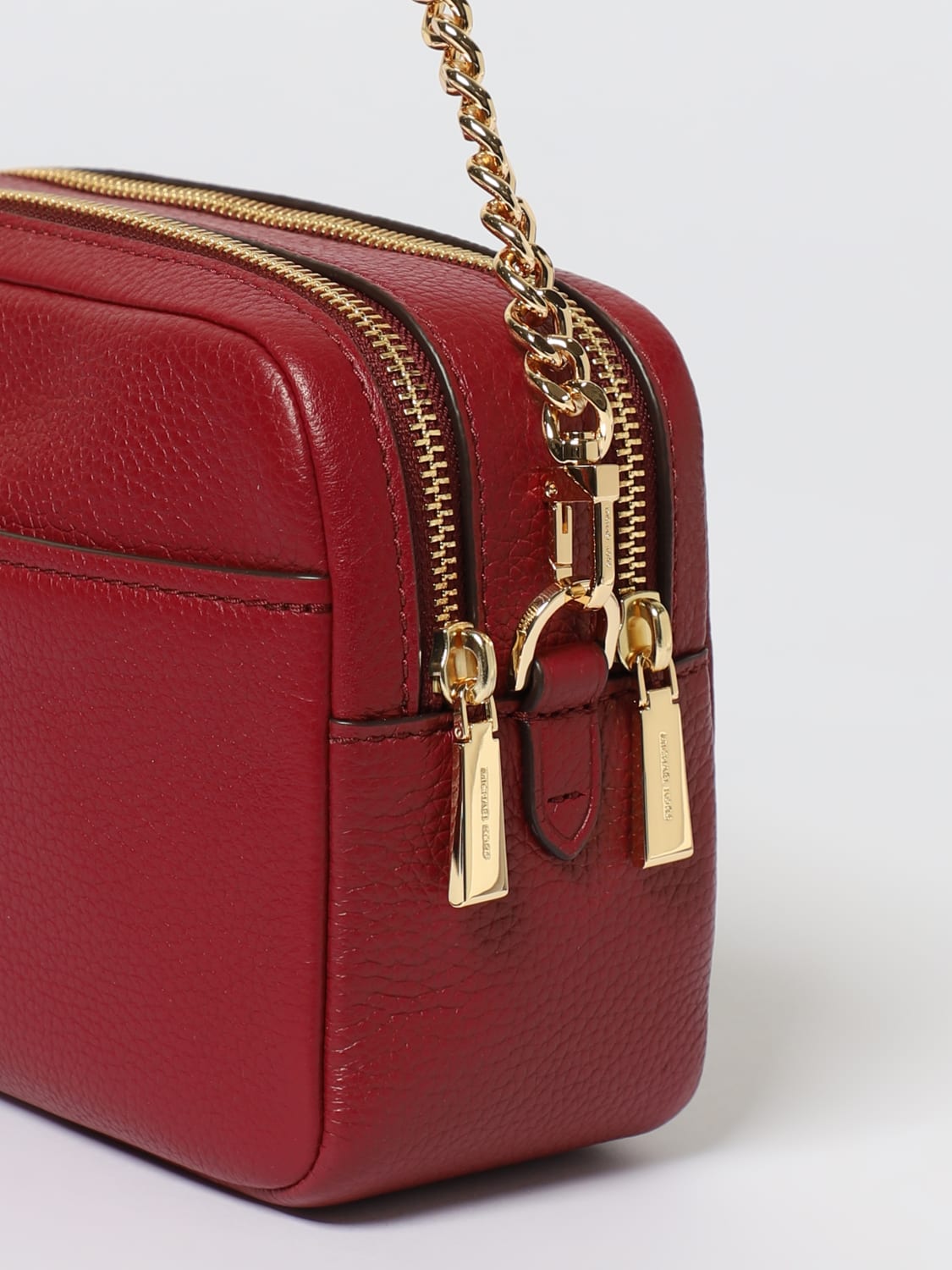 MICHAEL KORS BORSA MINI: Borsa Bryant Michael Kors in pelle a grana , Bordeaux - Img 3