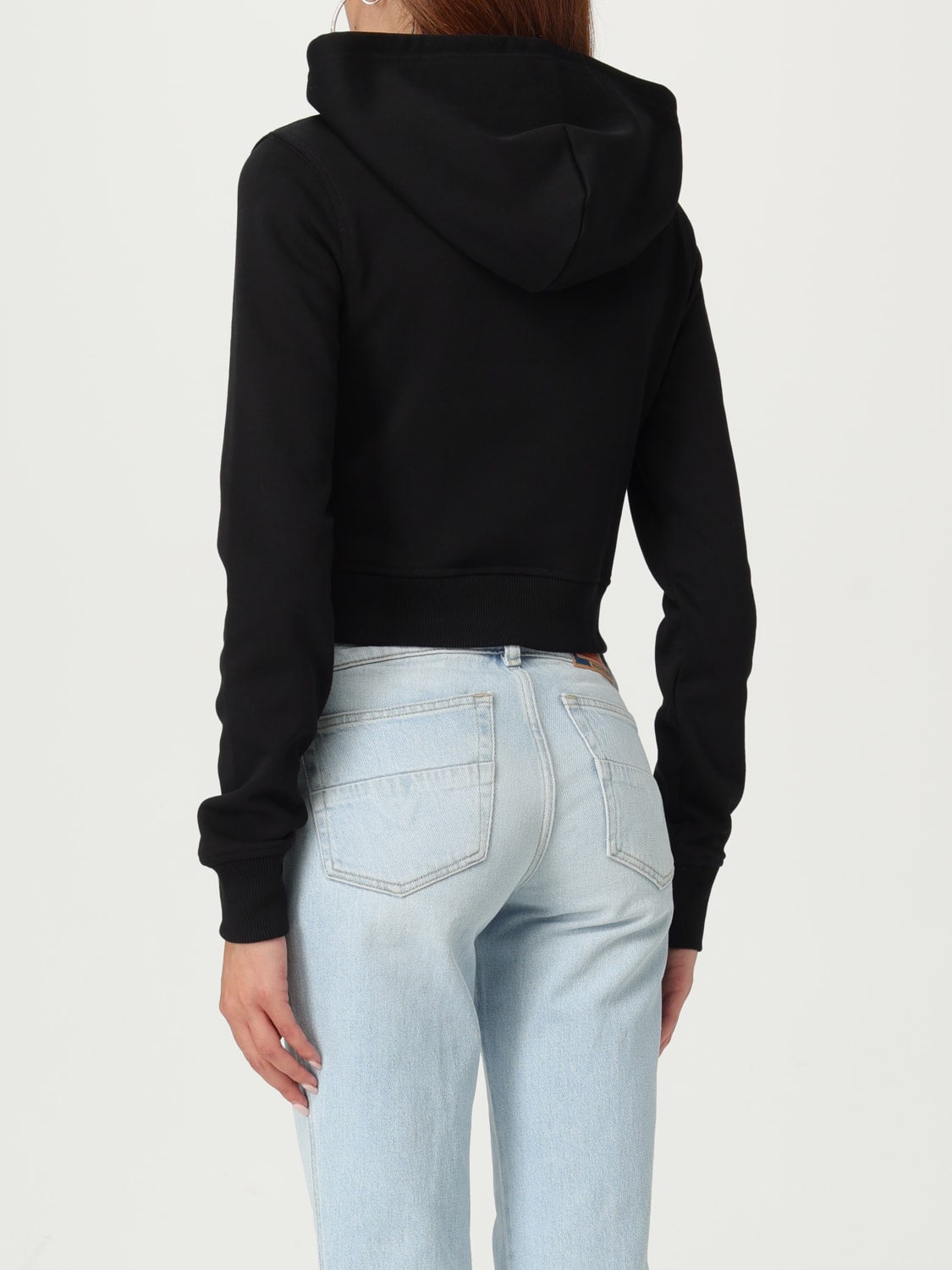 DIESEL SWEATSHIRT: Pullover damen Diesel, Schwarz - Img 3