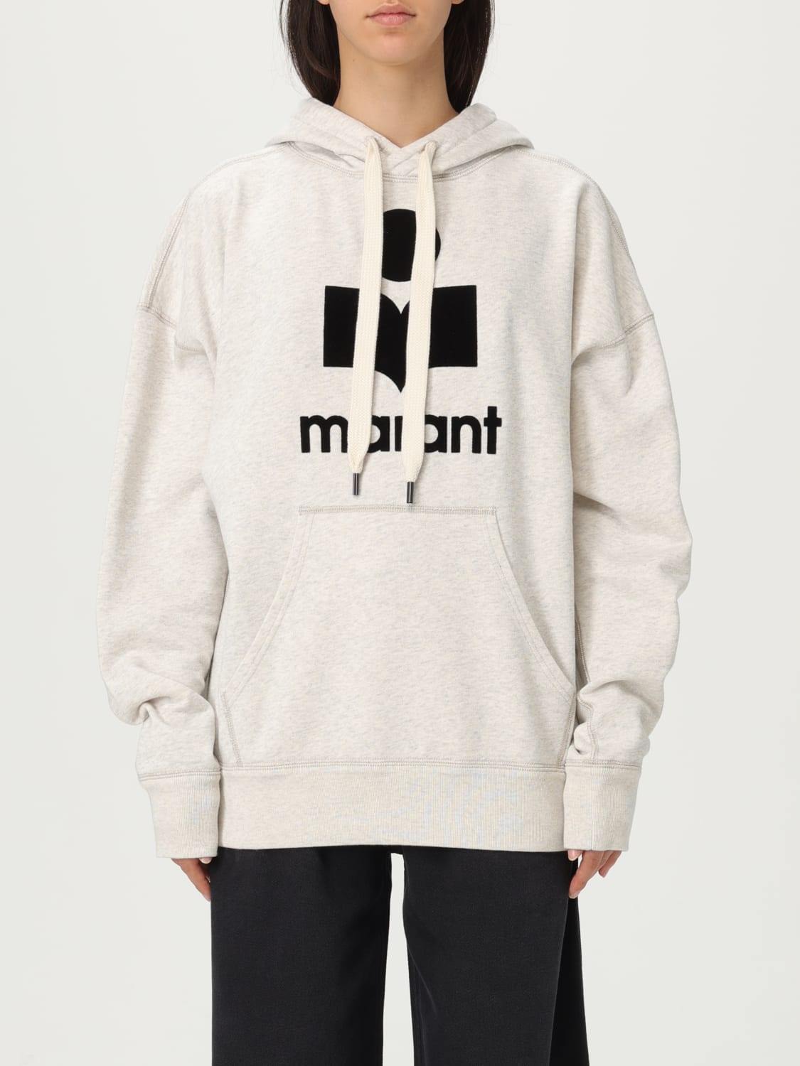 ISABEL MARANT ETOILE 卫衣: 毛衣 女士 Isabel Marant Etoile, 米色 - Img 1