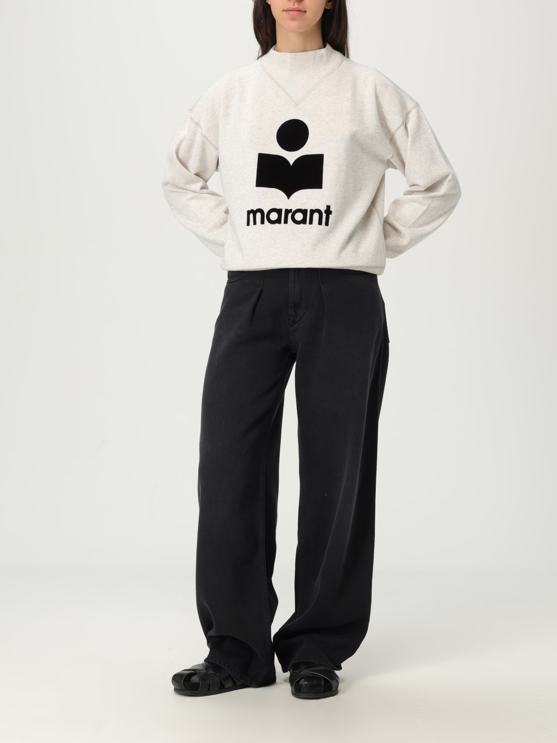 ISABEL MARANT ETOILE SWEATER: Sweater woman Isabel Marant Etoile, Beige - Img 2