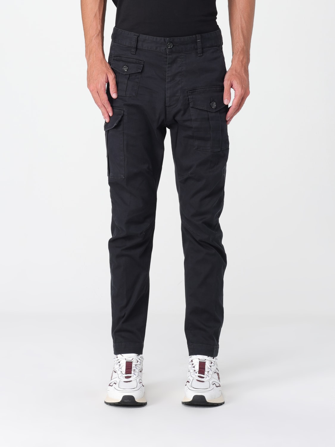 DSQUARED2 PANTS: Pants men Dsquared2, Black - Img 1