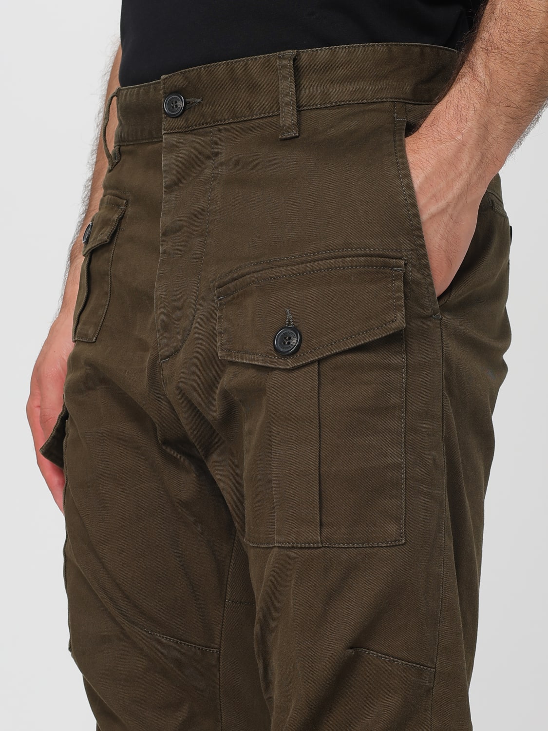DSQUARED2 HOSE: Hose herren Dsquared2, Grün - Img 3