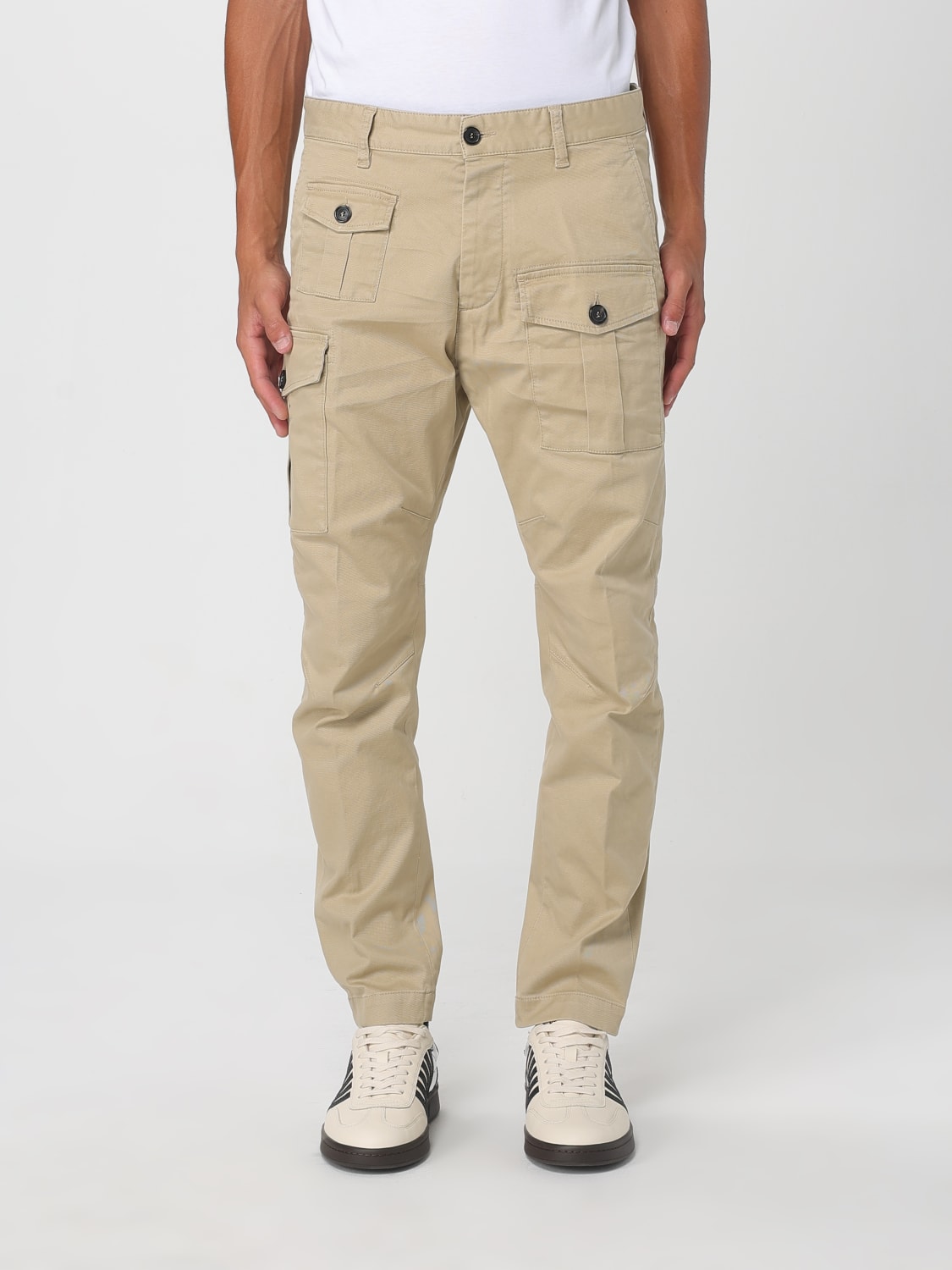 DSQUARED2 PANTS: Pants men Dsquared2, Sand - Img 1