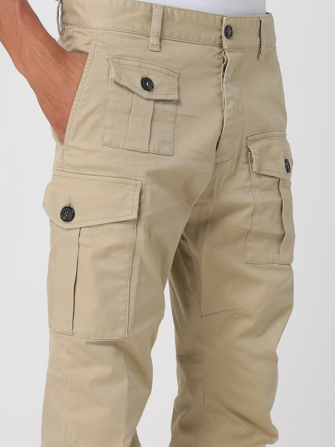DSQUARED2 PANTS: Pants men Dsquared2, Sand - Img 4