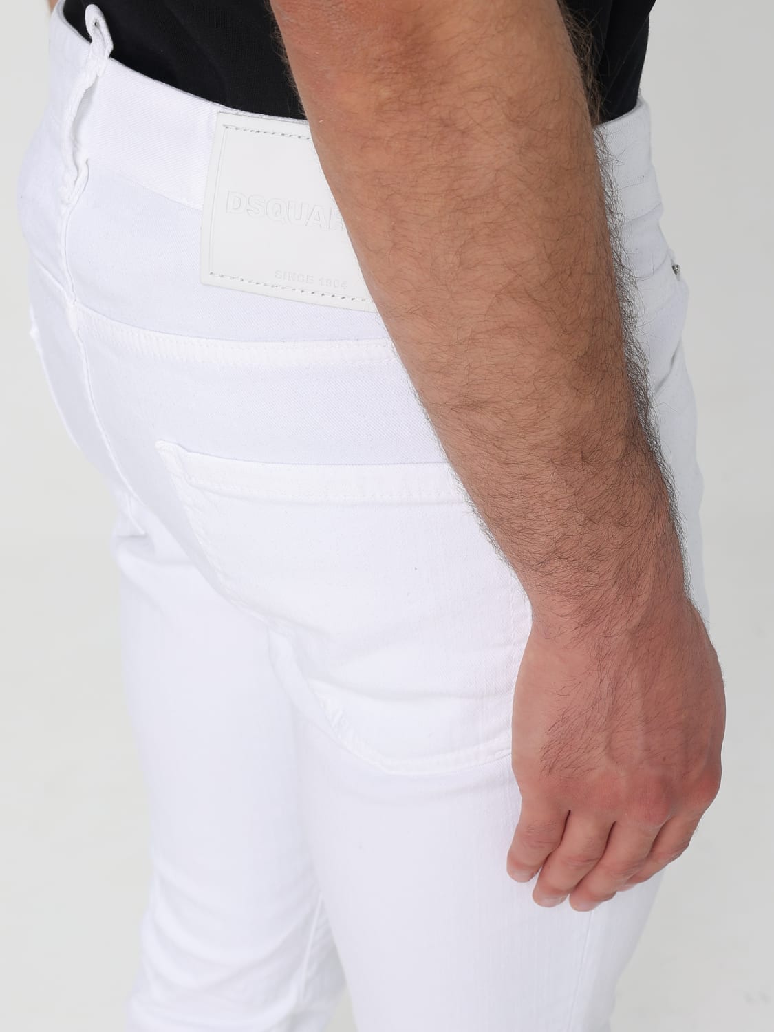 DSQUARED2 JEANS: Jeans men Dsquared2, White - Img 4