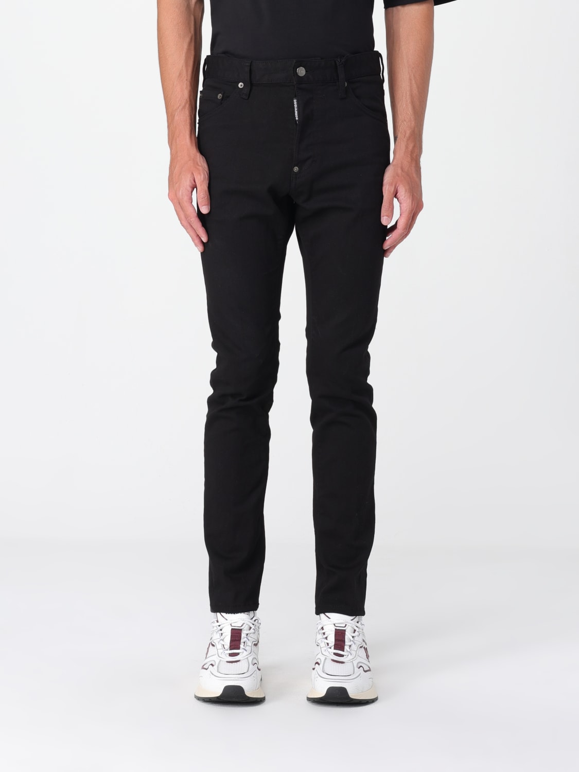 DSQUARED2 JEANS: Jeans men Dsquared2, Black - Img 1
