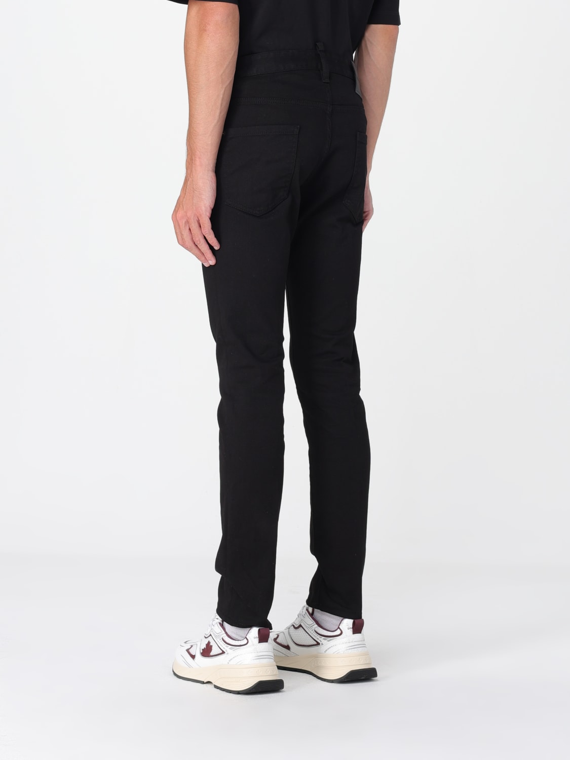 DSQUARED2 JEANS: Jeans men Dsquared2, Black - Img 2