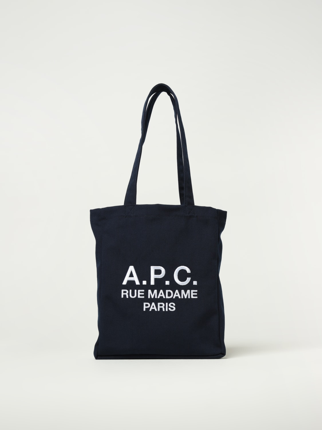 A.P.C. TOTE BAG: Shoulder bag woman A.P.C., Blue - Img 1