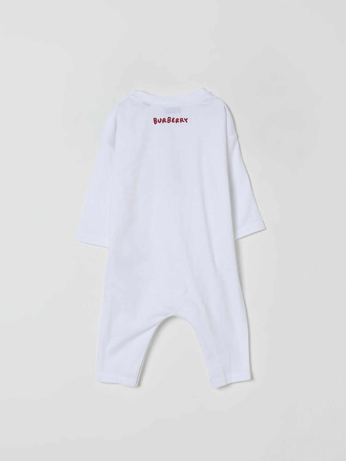 BURBERRY TRACKSUIT: Romper kids Burberry, White - Img 2